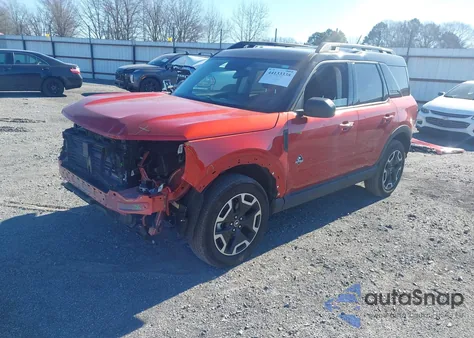 2024 Ford Bronco Sport Outer Banks z USA, uszkodzony, nr VIN 3FMCR9C69RRF72264